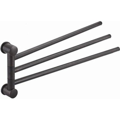 Полотенцедержатель WasserKRAFT Isar K-1633 тройной поворотный Темная бронза