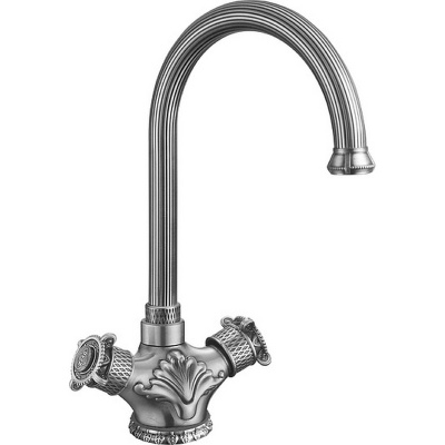 Смеситель для кухни ZorG Antic A 2005K-SL Серебро
