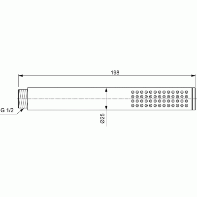 Ручной душ Ideal Standard Alfiere A4944AA Хром