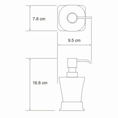 Дозатор WasserKRAFT Amper K-5499 Хром