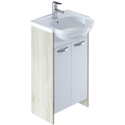 Тумба с раковиной Milardo Volga 60 Белая