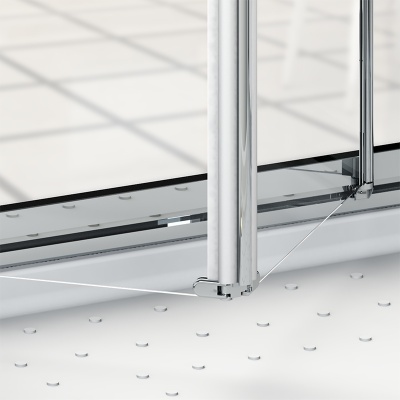 Душевой уголок Radomir Люкс 80x80 1-09-2-0-0-0991 профиль Хром стекло матовое