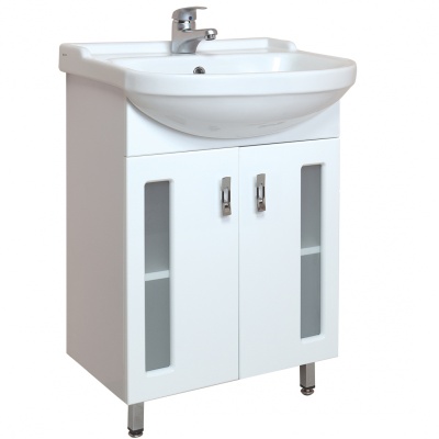 Тумба под раковину Onika Кристалл 55 Белая