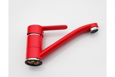 Смеситель для кухни Frap F454 Белый Хром