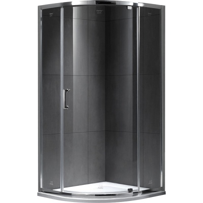 Душевой уголок Gemy Sunny Bay 80х80 профиль Хром стекло прозрачное