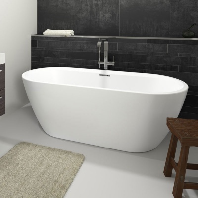 Акриловая ванна Riho Inspire Velvet White 160x75 BD1010500000000 без гидромассажа