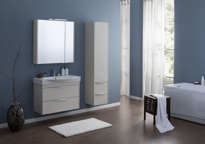 Зеркальный шкаф Aquanet Франка 85 183045 L Белый