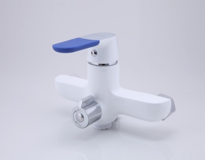 Смеситель для ванны Frap F2234 универсальный Белый Хром