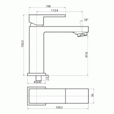 Комплект мебели для ванной BelBagno SET BB N8 Pietra 80 подвесной Stucco Cemento