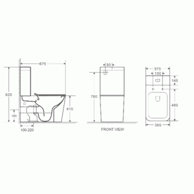Унитаз компакт WeltWasser Gelbach 001 MT-WT 10000003735 Белый матовый с бачком и сиденьем Микролифт