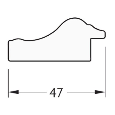 Зеркало Evoform Definite 92х72 Алебастр