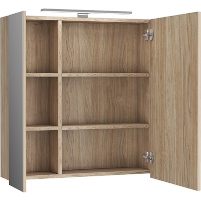 Зеркальный шкаф Diborg Lande 70 77.3194 Дуб