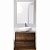 Комплект мебели для ванной BelBagno SET-KRAFT-600-RT-CDEC-BB344-LOY-GRT-600/800 с зеркалом и смесителем Rovere Tabacco, столешница - Cemento Decorato (с нанесением узора)