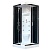 Душевая кабина Royal Bath HP 90х90 RB90HP7-BT-CH с гидромассажем стекло прозрачное задняя стенка Черная