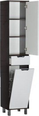 Шкаф пенал Aquanet Грета 40 172063 R Венге Белый