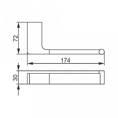 Держатель туалетной бумаги Aquanet 5786 Хром