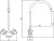 Смеситель для кухни Esko Moscow MS 06 (MS 519) Хром
