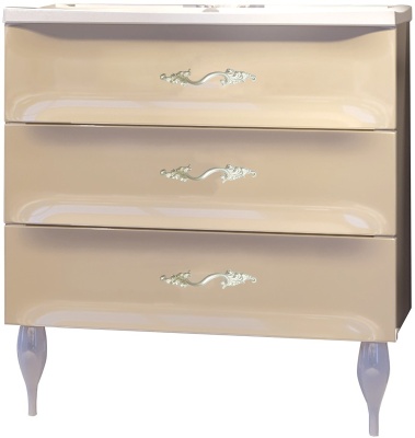 Тумба с раковиной Marka One Lumier 75Н Cappuccino