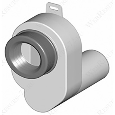 Сифон Santek Гала 1WH302086 горизонтальный Серый