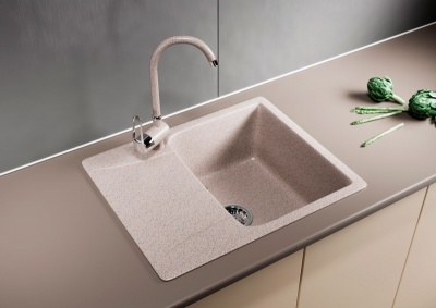 Кухонная мойка Mixline ML-GM26-302 525208 Песочная