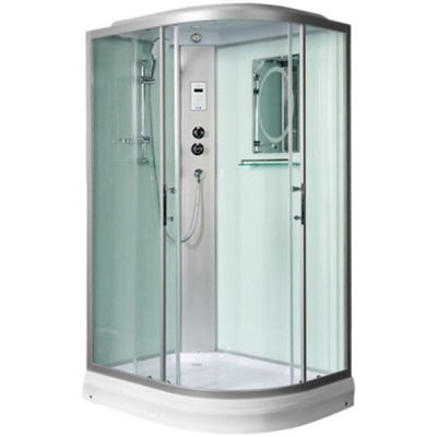 Душевая кабина WeltWasser WW500 Werra 1203 120x90 10000003330 L профиль Хром стекло прозрачное