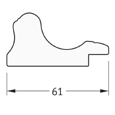 Зеркало Evoform Definite 84х64 Беленый дуб