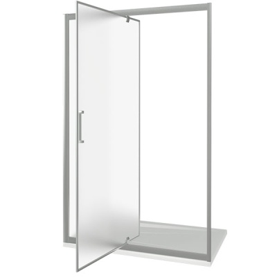 Душевая дверь в нишу Good Door Orion WTW-PD-110 110 профиль Хром стекло прозрачное