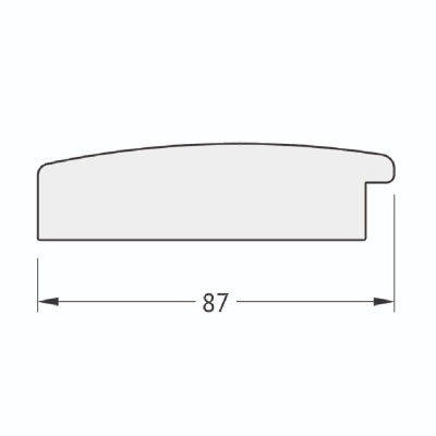 Зеркало Evoform Exclusive 136х56 Алюминий