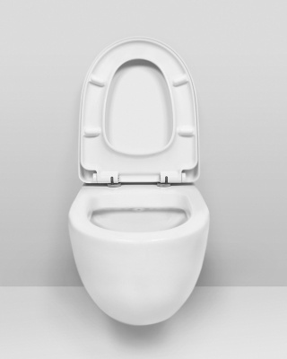 Комплект унитаза AM.PM Awe C111738WH с инсталляцией Grohe Rapid SL 38772001 с сиденьем Микролифт и клавишей смыва Хром