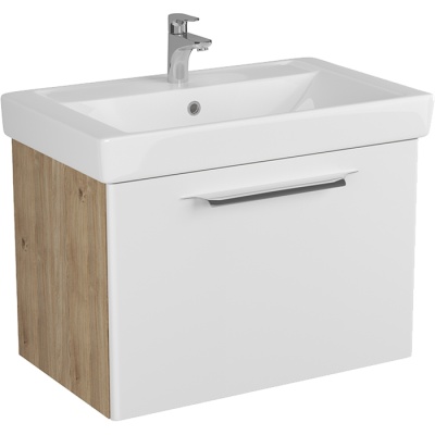 Тумба под раковину Diborg Lande Q 80 77.3215 подвесная Дуб