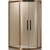Душевой уголок Grossman Pragma PR-120 120x80 L профиль Золото стекло прозрачное