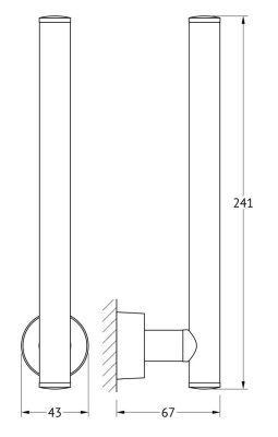 Держатель запасного рулона FBS Nostalgy 021 Хром