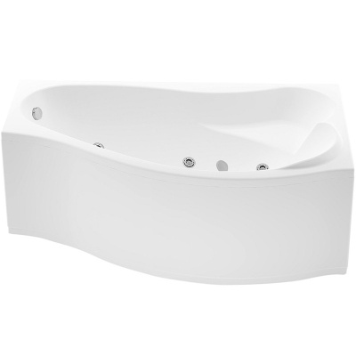 Акриловая ванна Aquanet Palma 170x90 R 00204023+242144+204668 с гидромассажем