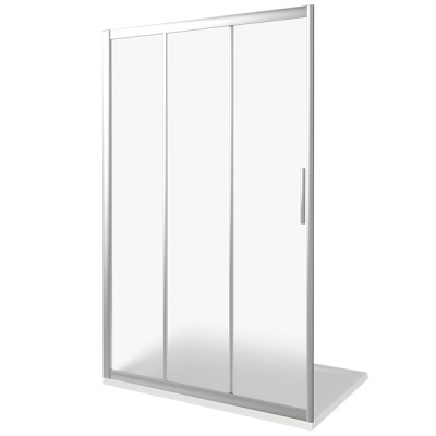 Душевая дверь в нишу Good Door Orion WTW-110 110 профиль Хром стекло прозрачное