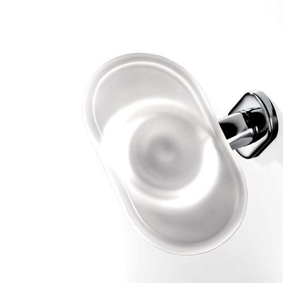 Мыльница Colombo Design Bart B2201.000 Белый, Хром