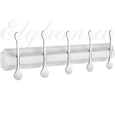 Вешалка для полотенец Elghansa Hermitage HRM-750-White/Chrome Белая Хром