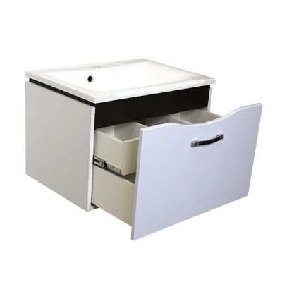 Тумба под раковину Mixline Орион 75 539318 подвесная Белая Дерево