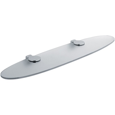 Стеклянная полка Colombo Design Luna В0130.000 Хром