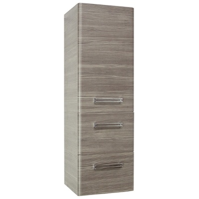 Шкаф пенал Style Line Лотос 36 Plus подвесной Шелк зебрано