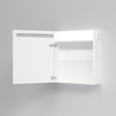 Зеркальный шкаф AM.PM Bliss L 60 R с подсветкой Белый