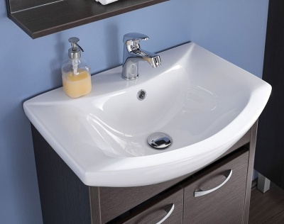 Тумба под раковину Aquanet Донна 60 168941 2 дверцы Венге