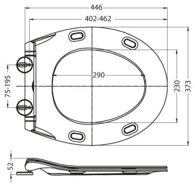 Крышка-сиденье BelBagno Acqua BB2020-1SC с Микролифт