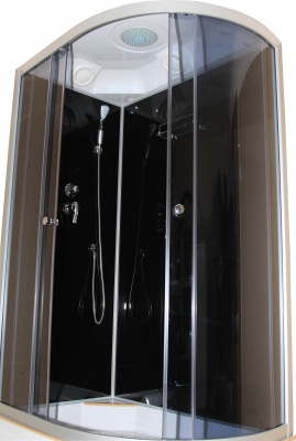 Душевая кабина Parly Classic CM120L 120х215 профиль Сатин стекло тонированное