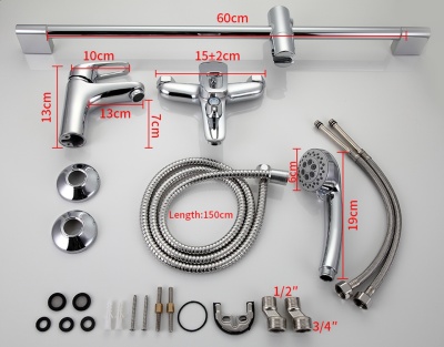 Комплект смесителей Frap F2822 Хром