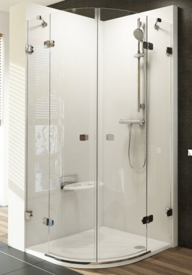 Душевой уголок Ravak Brilliant BSKK4-100 хром+транспарент