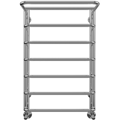 Водяной полотенцесушитель Terminus Полка П7 450x696 4670030723154 с полкой Хром