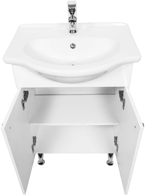 Тумба с раковиной Orange Лотос 60 Белая