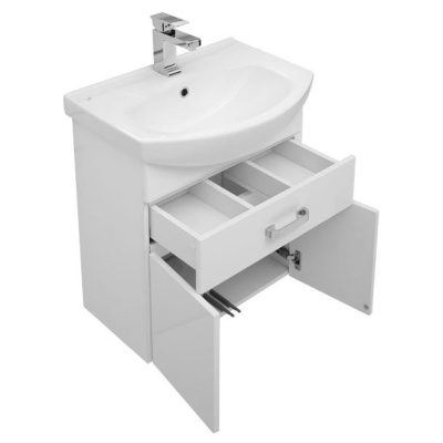 Тумба под раковину Aquanet Ирис 60 198381 Белая