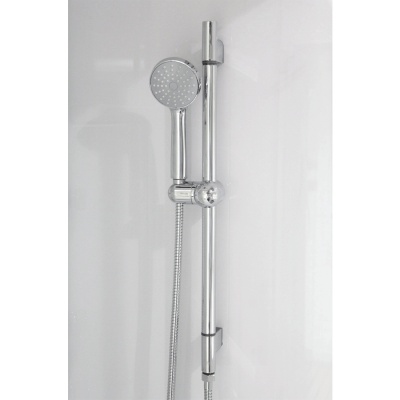 Душевая кабина Orans SR-86150S 90x90 с баней профиль Белый задние стенки Белые