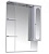 Зеркало со шкафом Aquanet Марсель 80 100301 Белое